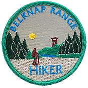 belknap range hiker patch patches